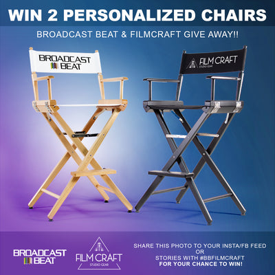 BROADCAST BEAT/FILMCRAFT END OF YEAR TWO CHAIR GIVEAWAY!