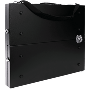 Nestor Factory LED Makeup Mirror Tri-Fold Table Top Black