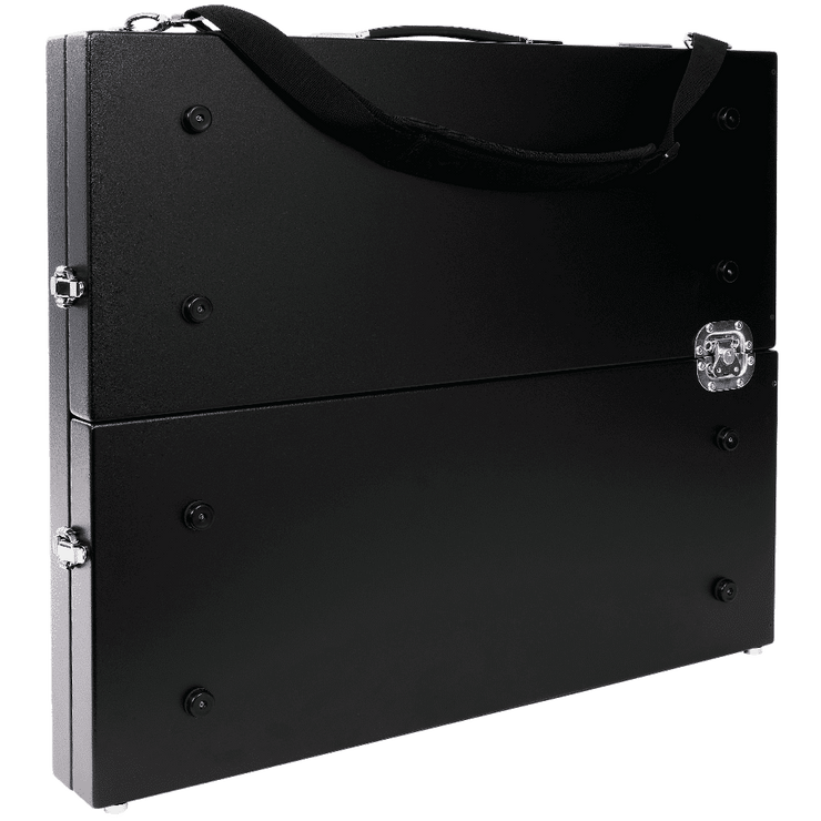 Nestor Factory LED Makeup Mirror Tri-Fold Table Top Black