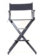 TALL DIRECTOR CHAIR 30" BAR HEIGHT BLACK FINISH (Pre-order ONLY) - Filmcraft Studio Gear