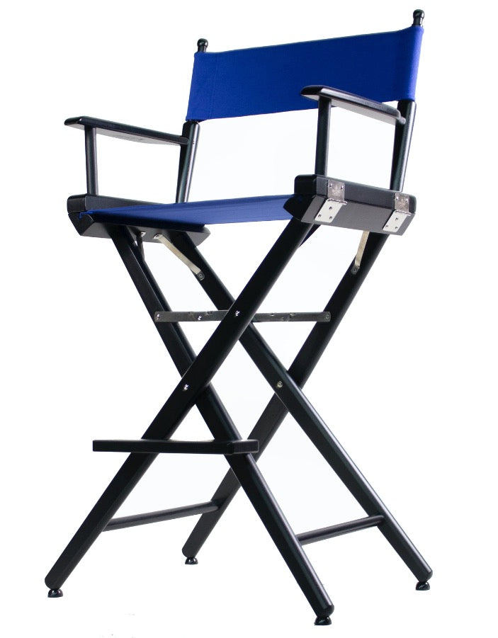 TALL DIRECTOR CHAIR 30" BAR HEIGHT BLACK FINISH (Pre-order ONLY) - Filmcraft Studio Gear