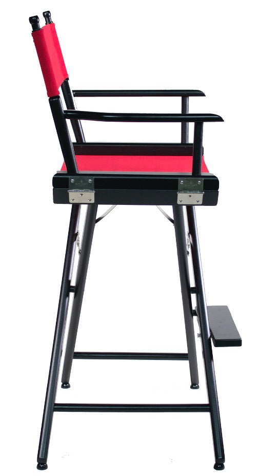 TALL DIRECTOR CHAIR 30" BAR HEIGHT BLACK FINISH (Pre-order ONLY) - Filmcraft Studio Gear